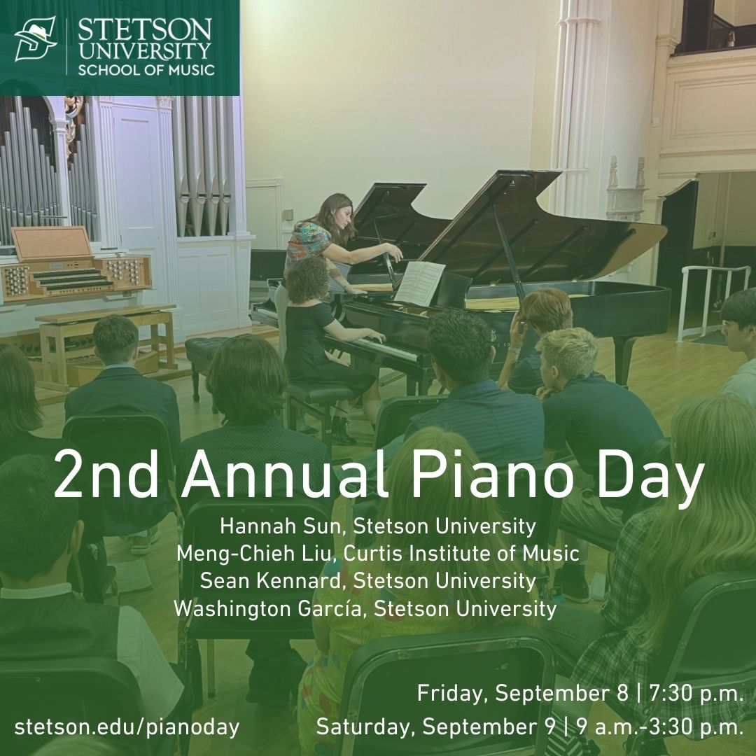 2nd annual piano day, friday september 8 and saturday semptember 9